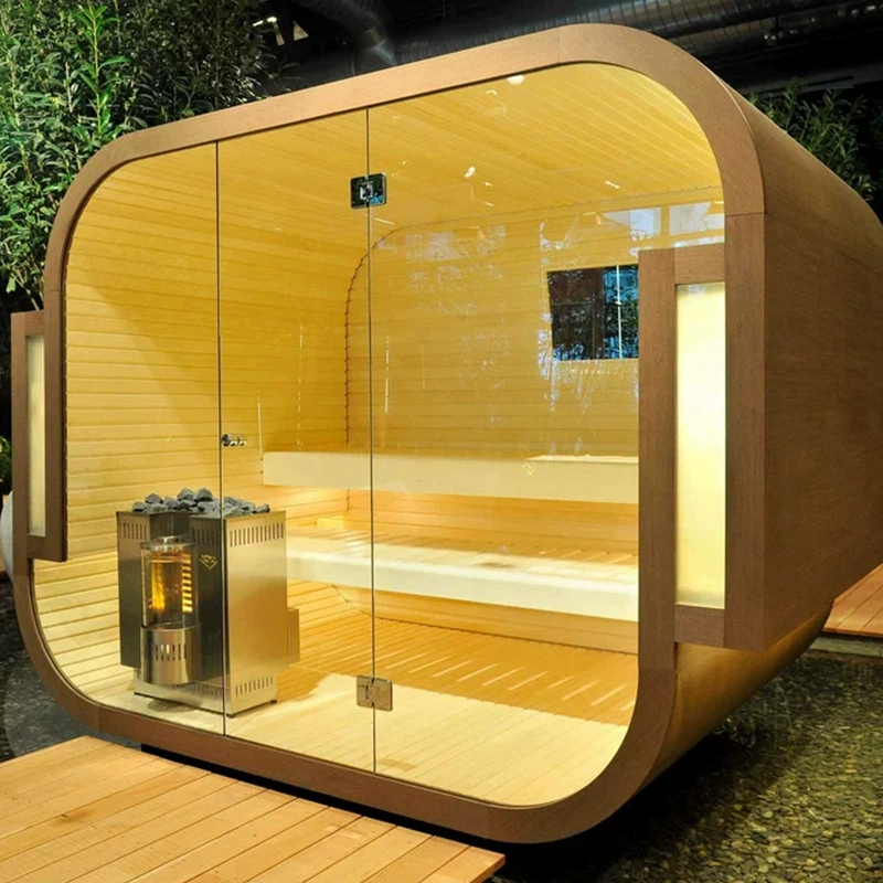 Seomra gaileála Doras Allamuigh Cedar Iarainn Uiscedhíonach